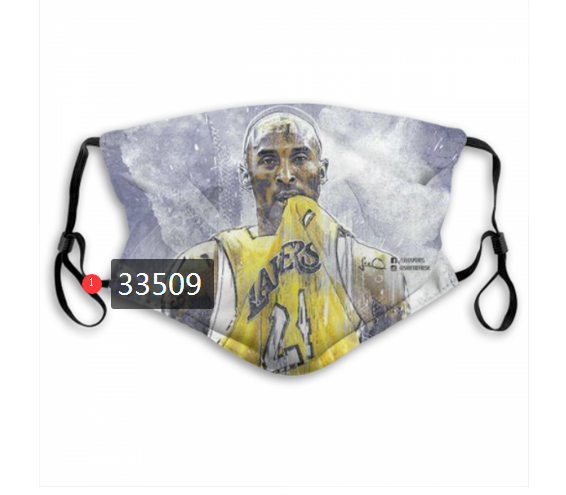 2021 NBA Los Angeles Lakers #24 kobe bryant 33509 Dust mask with filter->nba dust mask->Sports Accessory
